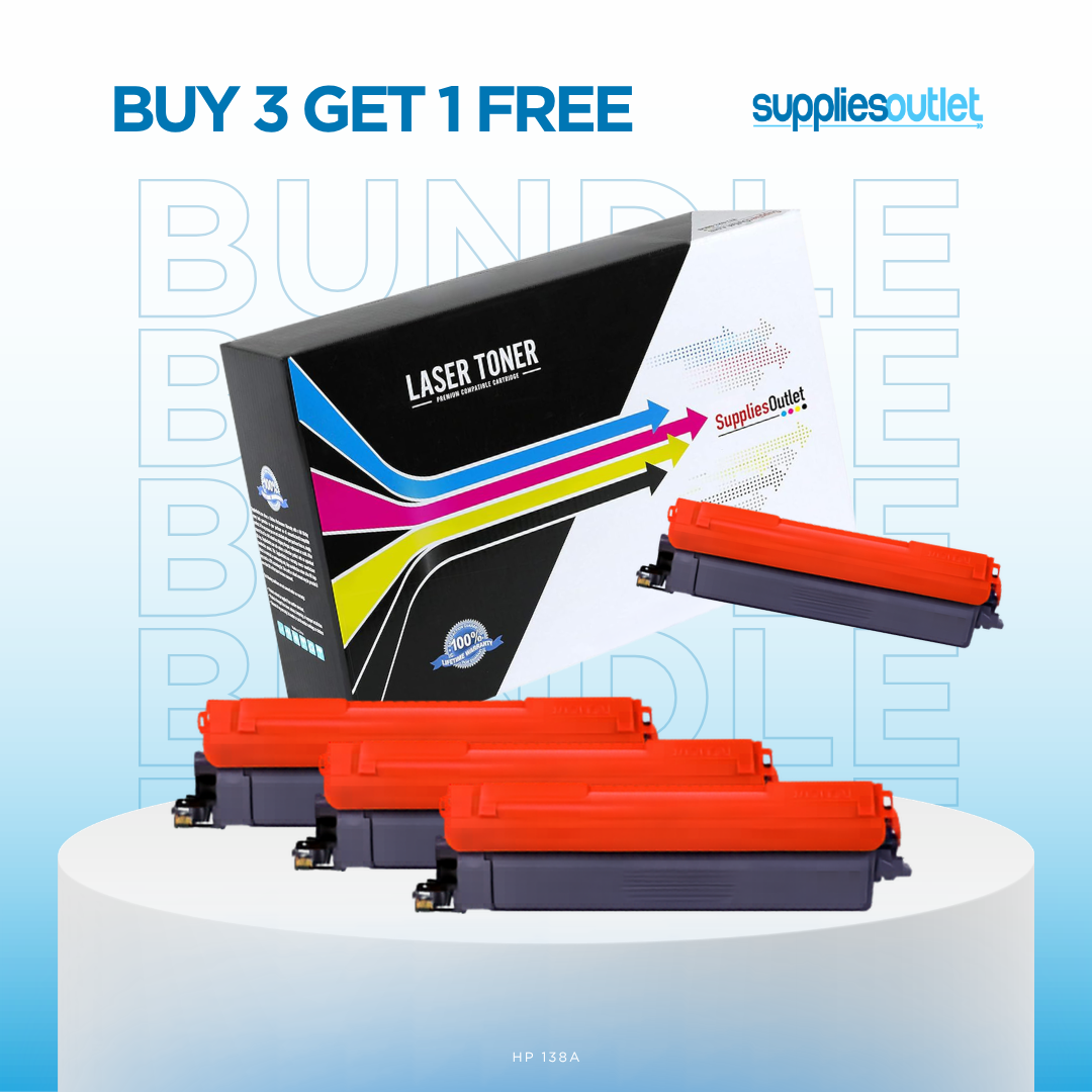 Compatible HP 138A (W1380A) Black Toner Cartridge - Bundles
