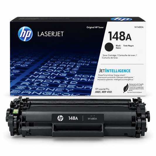 HP 148A (W1480A) Black Toner Cartridge with CHIP - 2,900 Page Yield
