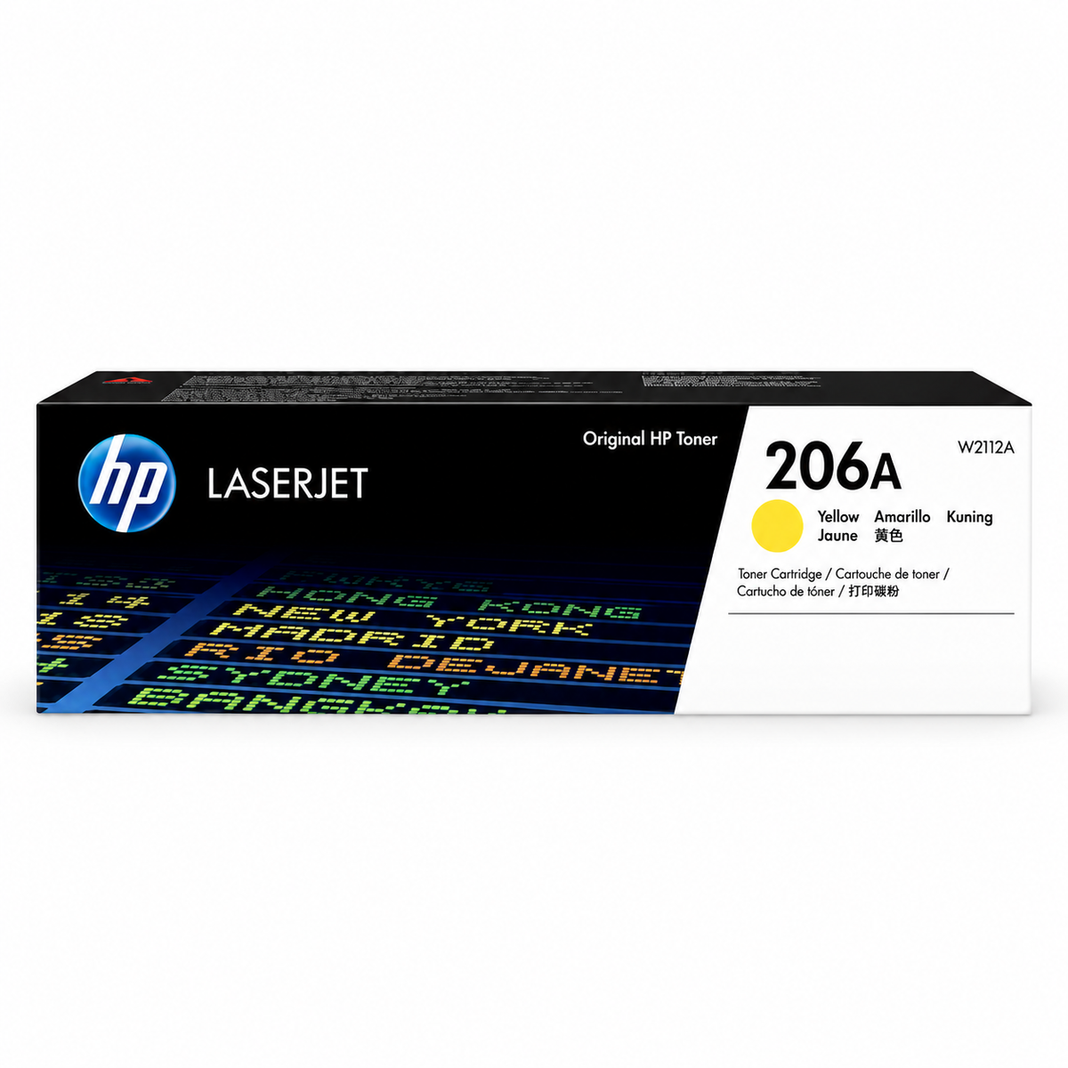 HP 206A (All Colors) Toner Cartridge - Black 1,350 - Color 1,250 - Page Yield