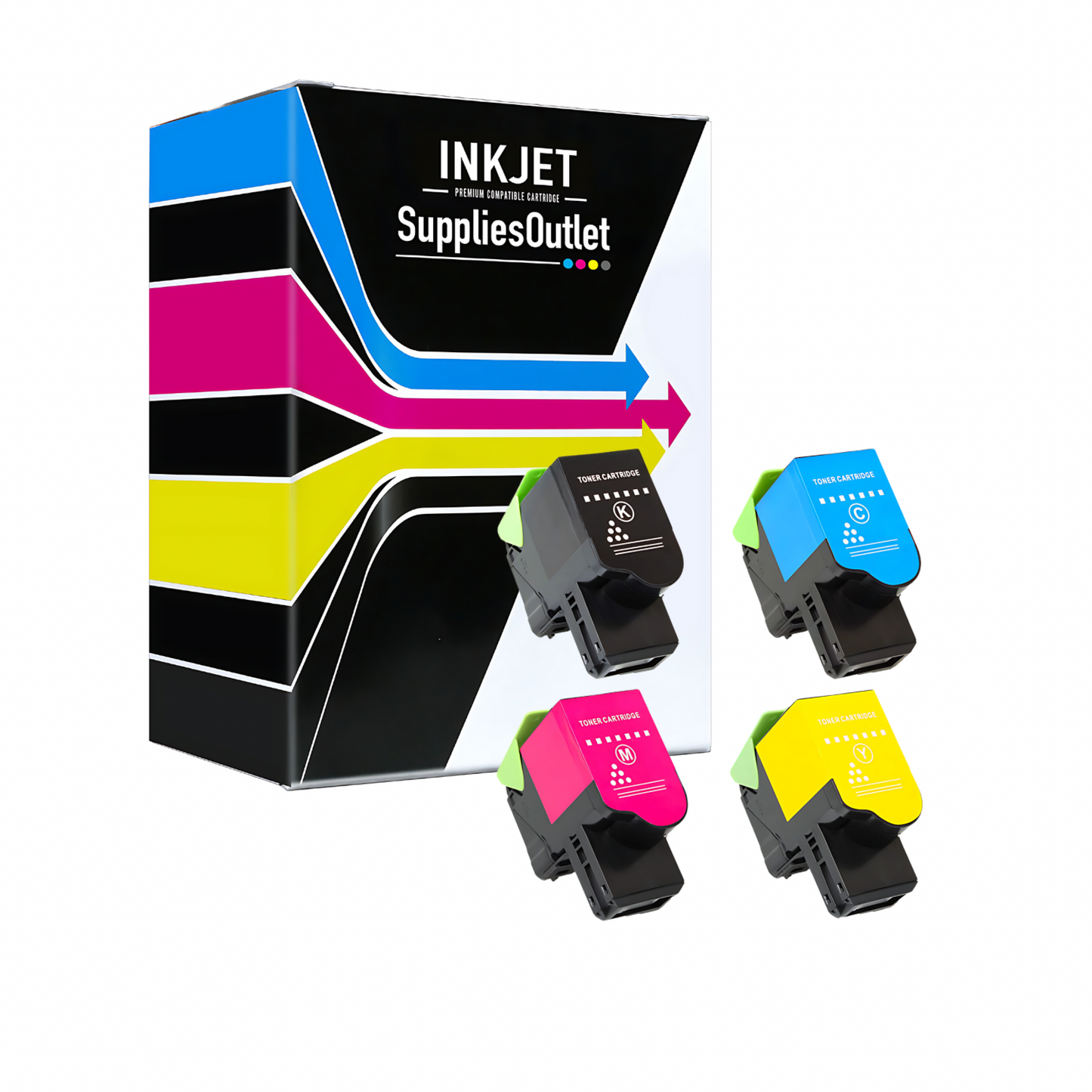 Compatible Xerox 006R0436 Ink Cartridge 8,000  Black 5,500 Color - Page Yield