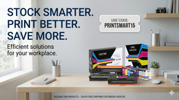 STOCK SMARTER. PRINT BETTER. SAVE MORE. – ENJOY 15% OFF INK & TONER