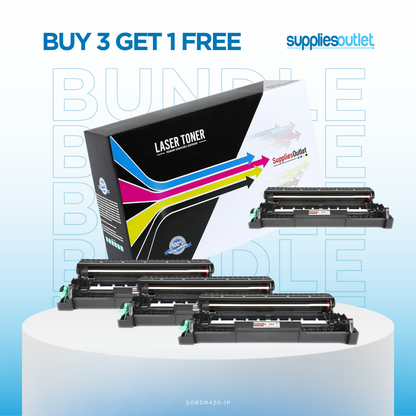 Compatible Brother DR420 Black Drum Unit Bundles