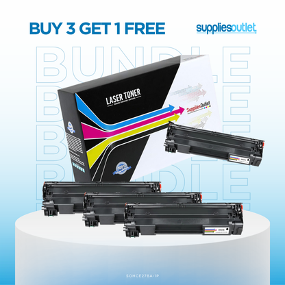 Compatible HP 78A (CE278A) Black Toner Cartridge Bundles