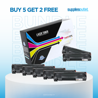Compatible HP 78A (CE278A) Black Toner Cartridge Bundles