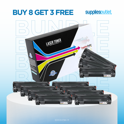 Compatible HP 78A (CE278A) Black Toner Cartridge Bundles