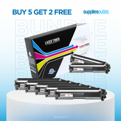 Compatible HP 30A (CF230A) Black Toner Cartridge Bundles