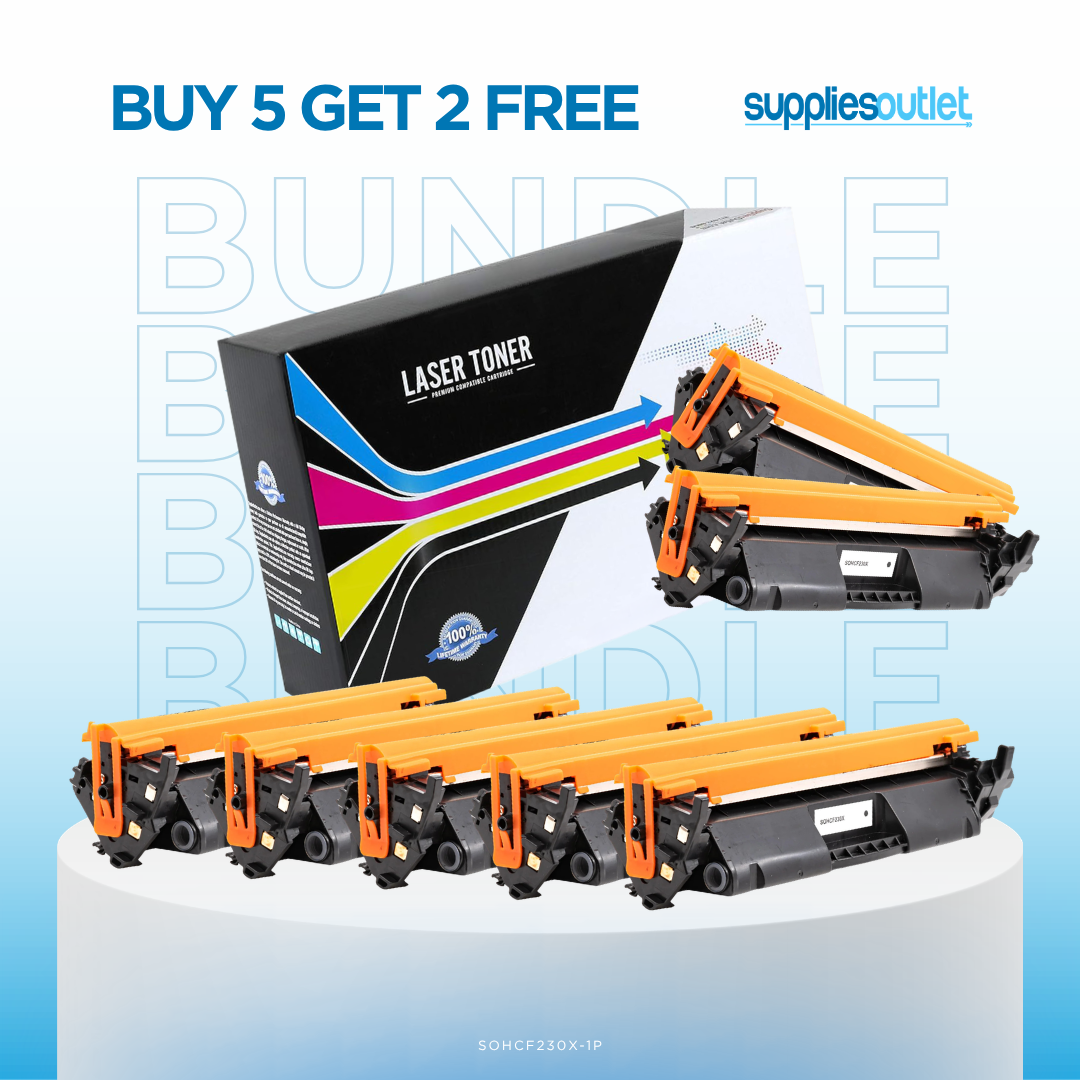 Compatible HP 30X (CF230X) Black Toner Cartridge High Yield Bundles