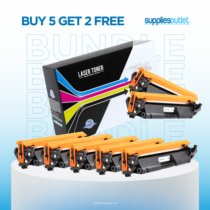 Compatible HP 30X (CF230X) Black Toner Cartridge High Yield Bundles