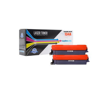 Compatible HP 134A (W1340A) Black Toner Cartridge 1,100 Page Yield