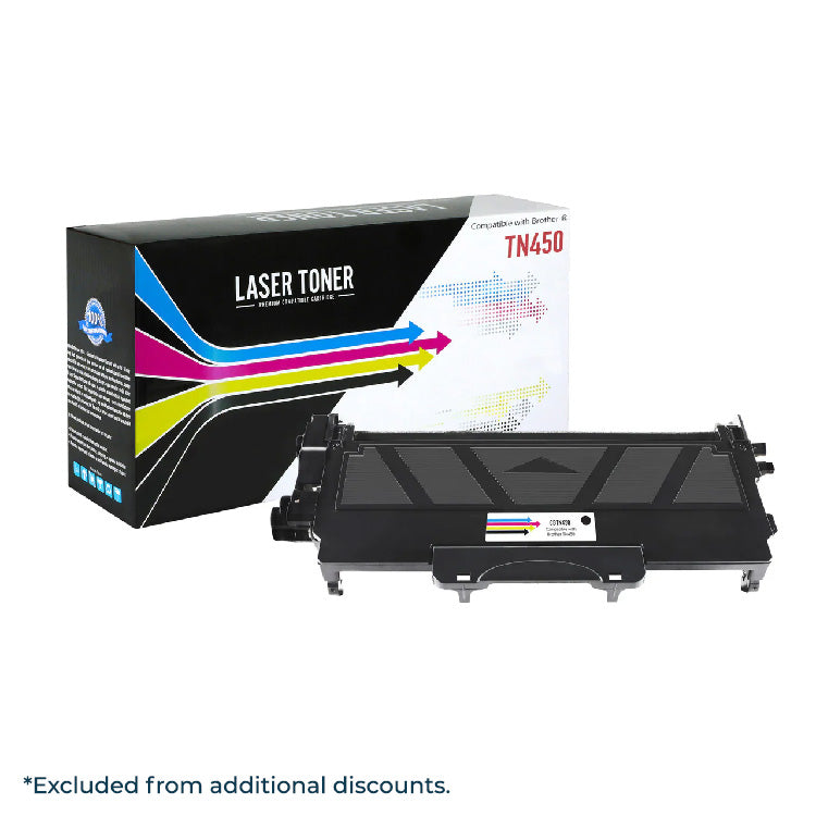 Brother TN450 High Yield Black Compatible Toner Cartridge