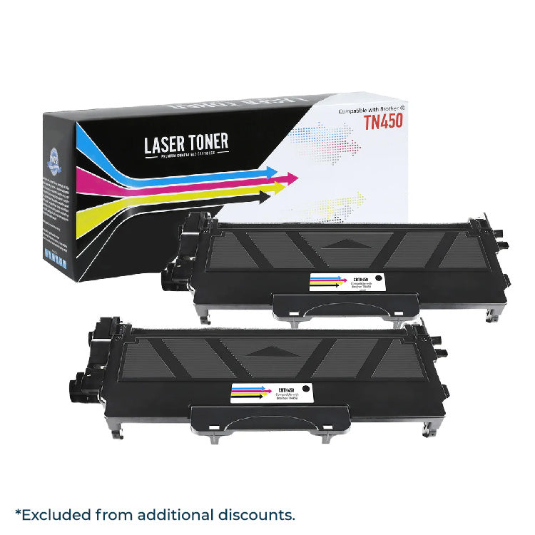 Brother TN450 High Yield Black Compatible Toner Cartridge