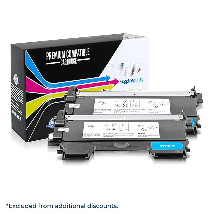Brother TN450 Black Toner Compatible Jumbo - 5,000 Page Yield