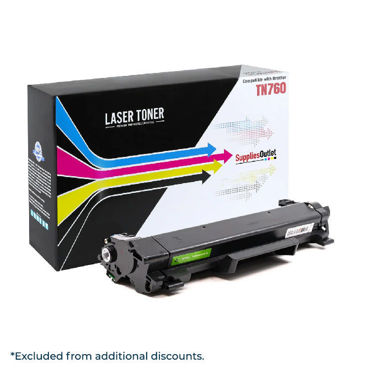 Brother TN760 Toner: Premium Compatible | Supplies Outlet LLC