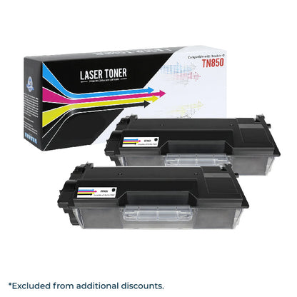 Compatible Brother TN850 (Black) High Yield Toner Cartridge - 8,000 Page Yield