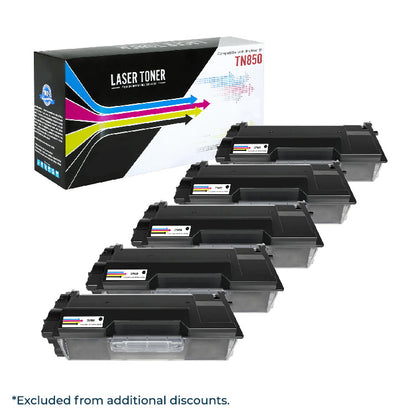 Compatible Brother TN850 (Black) High Yield Toner Cartridge - 8,000 Page Yield