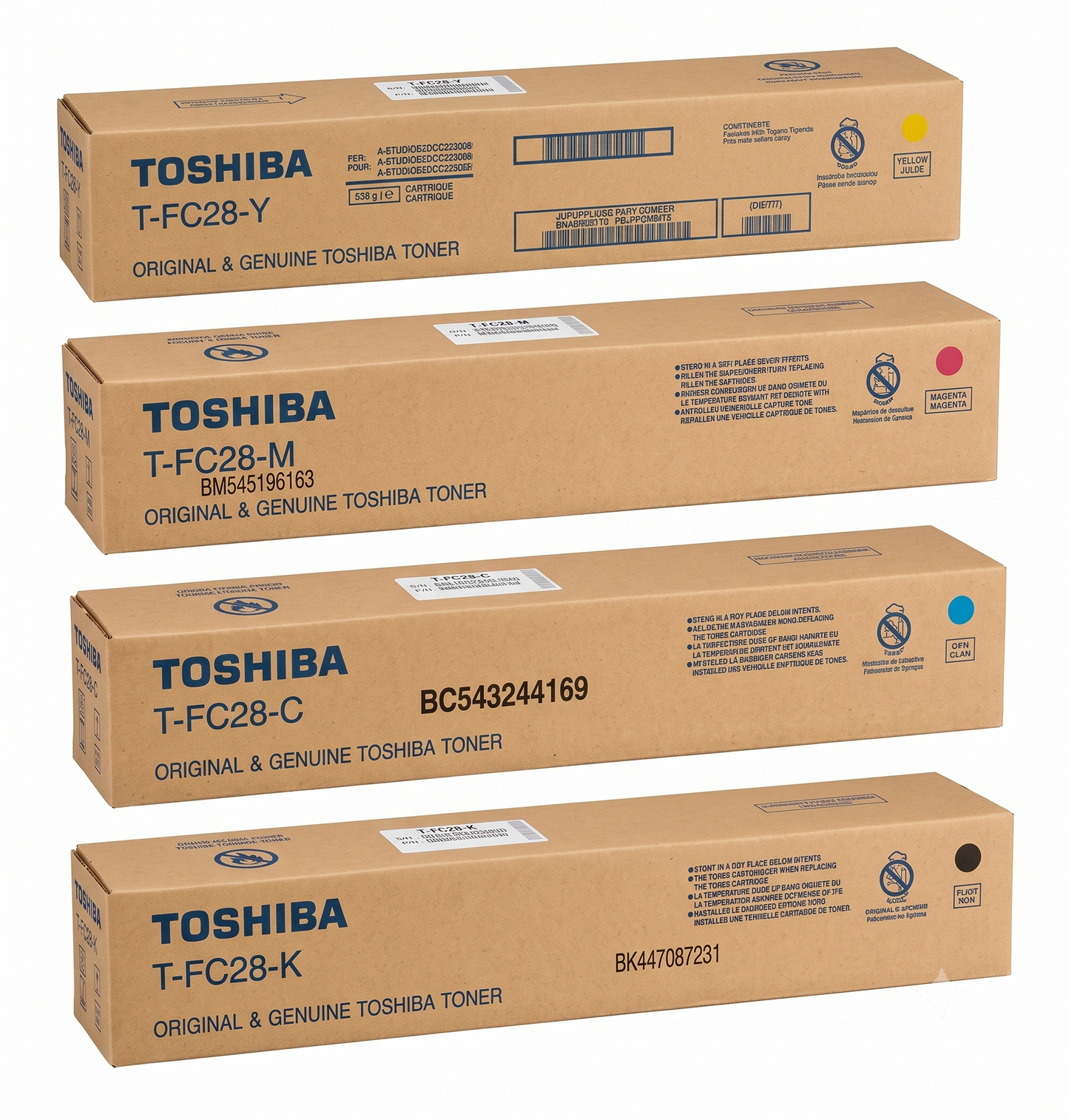 Toshiba TFC28K Toner Cartridge (All Colors)