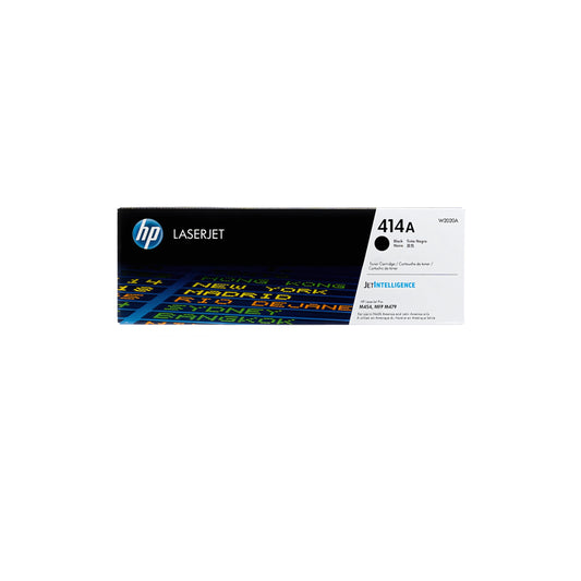 HP 414A (W2020A) All Colors Toner Cartridges - Black 2,400 - Color 2,100 Page Yield