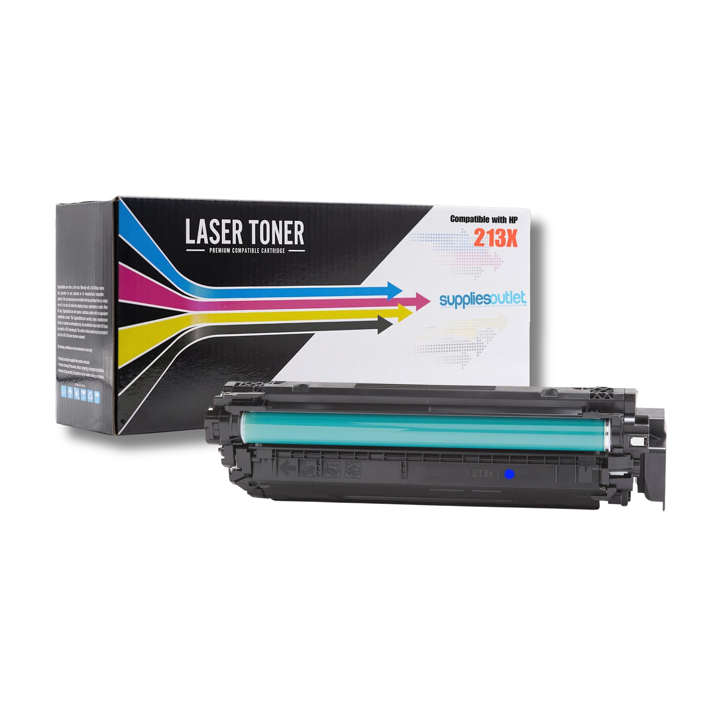 Compatible HP 213X (W2130X) Toner Cartridge - Black 9,000- Color 6,000 Page Yield