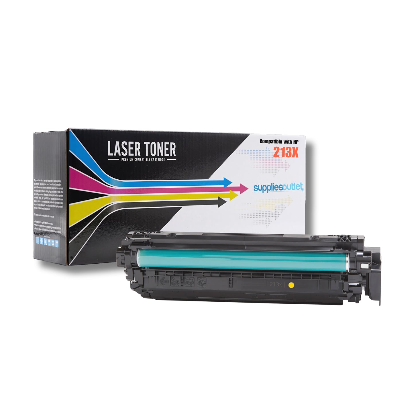 Compatible HP 213X (W2130X) Toner Cartridge - Black 9,000- Color 6,000 Page Yield