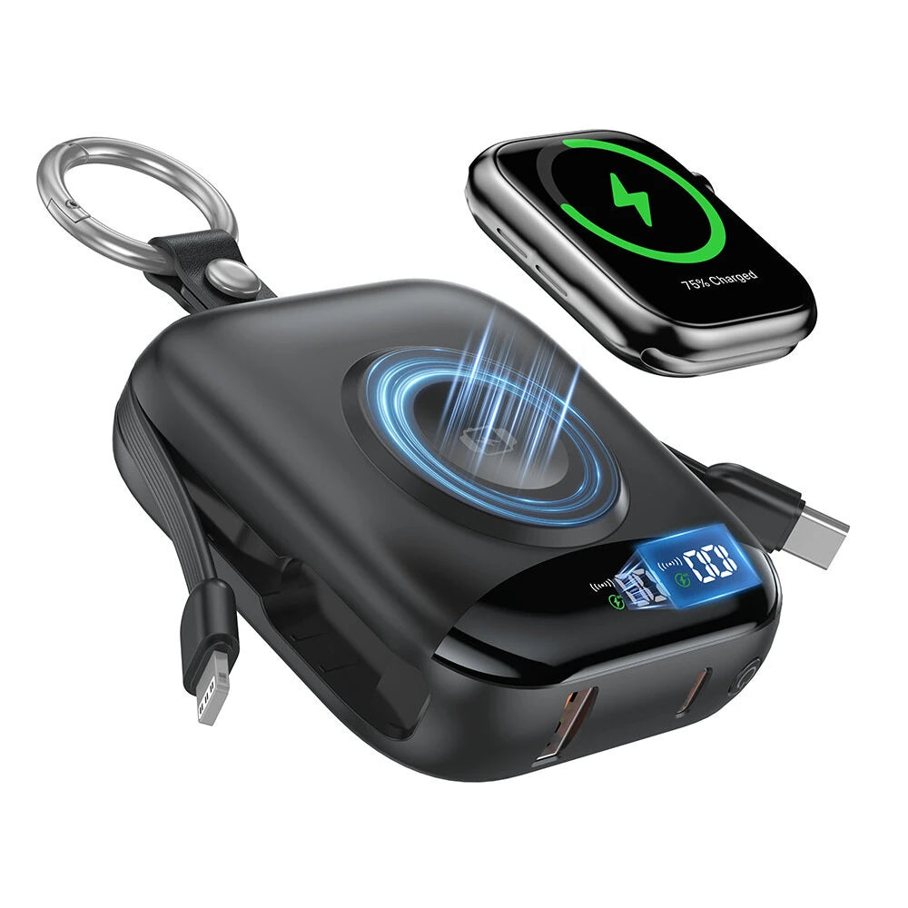 Bakeey P007 22.5W 10000mAh Wireless Charger Power Bank - Black