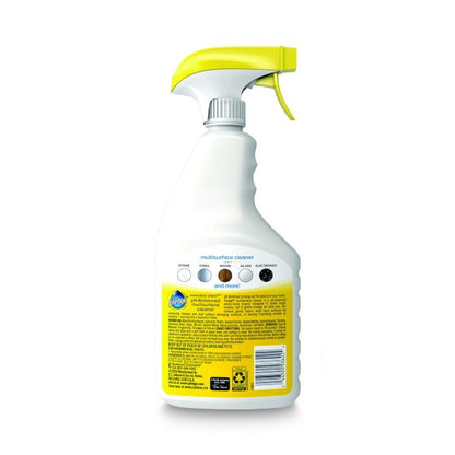 Pledge pH-Balanced Everyday Clean Multisurface Cleaner, Clean Citrus Scent, 25 oz Trigger Spray Bottle, 6/Carton