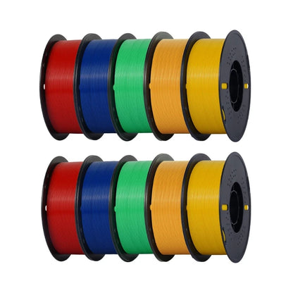 KINGROON PETG 3D Printer Filament 1.75mm 10KG Red/Dark Blue/Green/Orange/Yellow