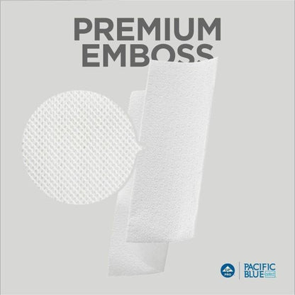 Georgia Pacific Professional Pacific Blue Select Multi-Fold 2-Ply Paper Towel, 9.2 x 9.4, White, 125/Pack, 16 Packs/Carton