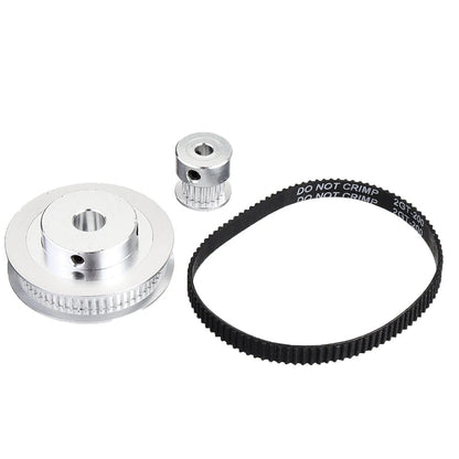 TWO TREES® 60Teeth 8mm Bore Diameter + 20Teeth 5mm Bore GT2 Timing Belt Pulley with 6mm Timing Belt for 3D Printer - 400mm