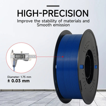 KINGROON PETG 3D Printer Filament 1.75mm Mix Color High Strength Easy to Print Eco-Friendly No Bubbles Smooth Printing High Precision - 10KG