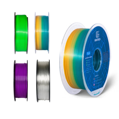 Geeetech PLA 3D Printing Filament Transparent/Gradient/Green 1KG 1.75mm for 3D Printing - Gradient