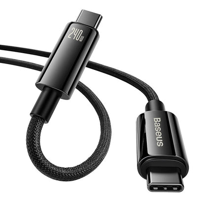 Baseus Tungsten Gold 240W Type-C to Type-C Cable PD3.1 Power Delivery