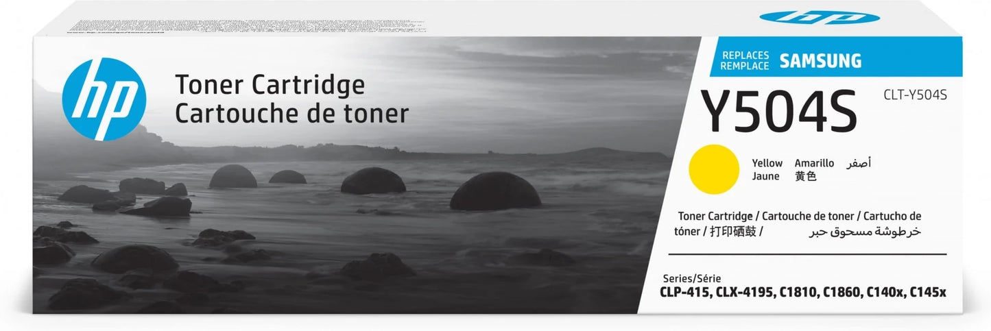 Samsung CLT-504 (All Colors) Toner Cartridge, SU162A - Black 2,500 - Color 1,800 Page Yield