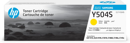 Samsung CLT-504 (All Colors) Toner Cartridge, SU162A - Black 2,500 - Color 1,800 Page Yield