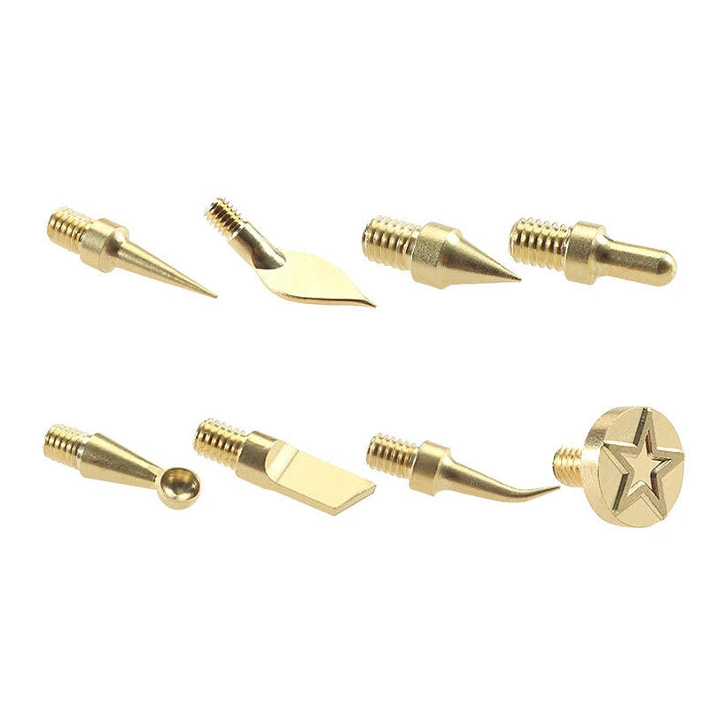Soldering Iron Tip Kit 3D Printing Modify Finishing Tool Brass Thread Embedded Heat Insert Nut Iron Tip Heat Set Insert Tools - Hot-melt dressing tool head kit