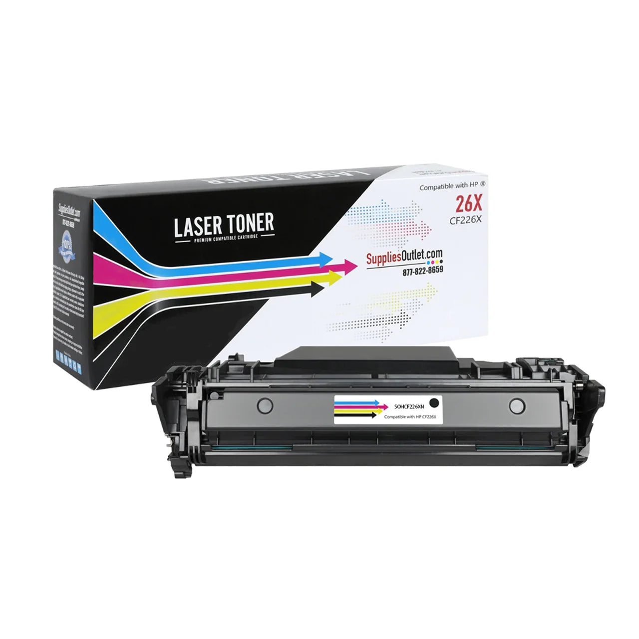 HP 26X (CF226X) Black High Yield Toner - Compatible