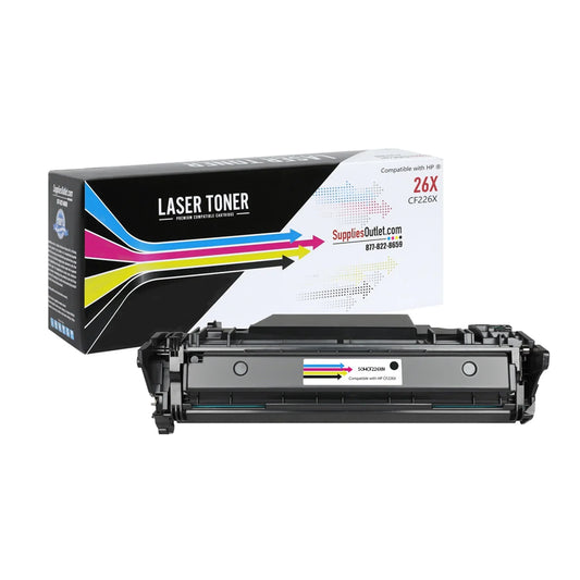 HP 26X (CF226X) Black High Yield Toner - Compatible