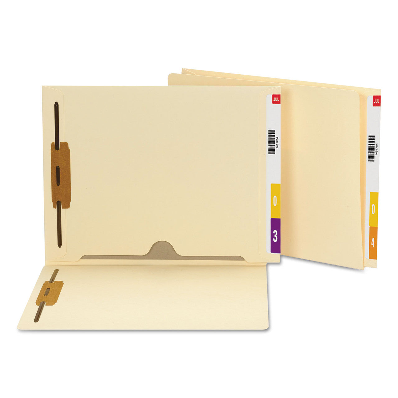Smead Heavyweight Manila End Tab Pocket Folders with Fastener ...