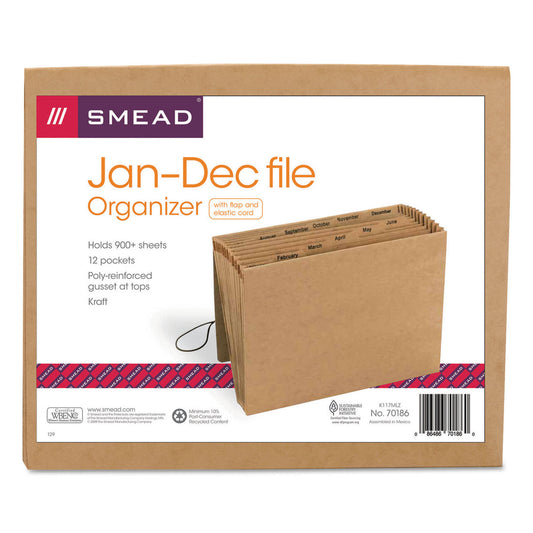 Smead Indexed Expanding Kraft Files