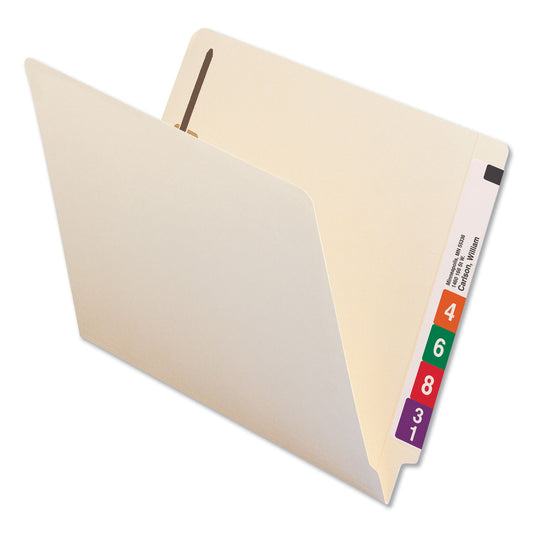 Universal Reinforced End Tab File Folders with Fasteners