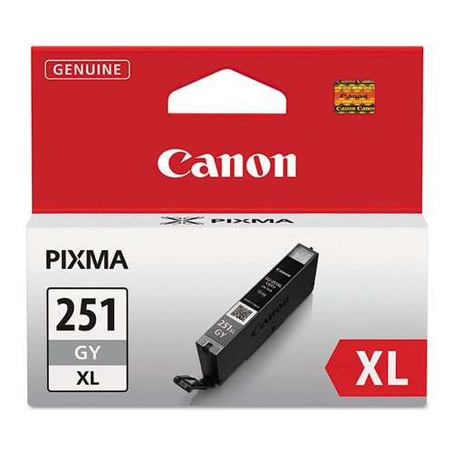 Canon CLI-251XL Ink Cartridge (Gray, High Yield)