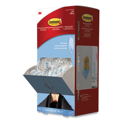 Command Clear Hooks and Strips (Pack of 50)