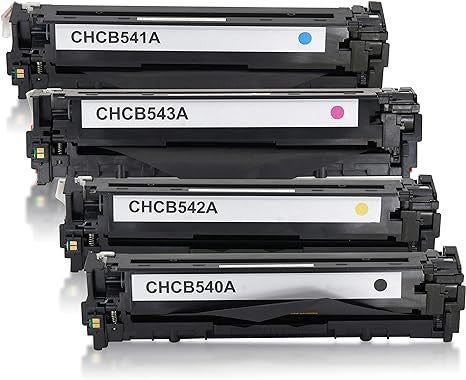 Compatible HP 125A All Colors Toner Cartridge - Black 2,200 - Color 1,400 Page Yield