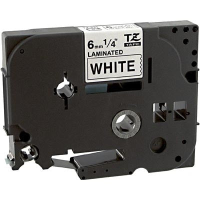 Compatible Brother TZe211 P-Touch Label Tape (Black on White) by SuppliesOutlet