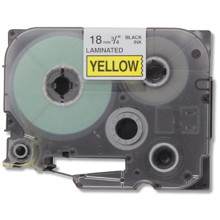 Compatible Brother TZe641 P-Touch Label Tape (Black on Yellow) by SuppliesOutlet