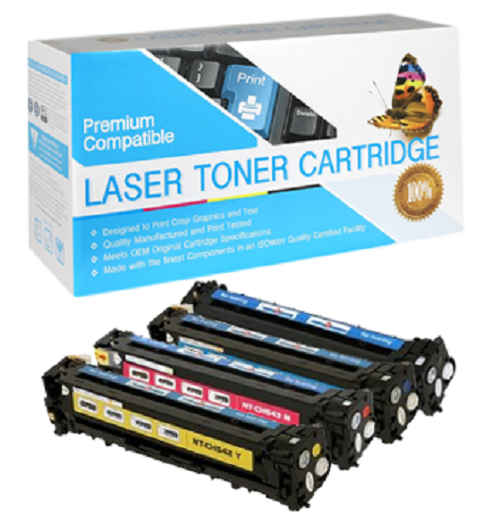 Compatible Canon 116 All Colors Toner Cartridge - Black 2,200 - Color 1,400 Page Yield
