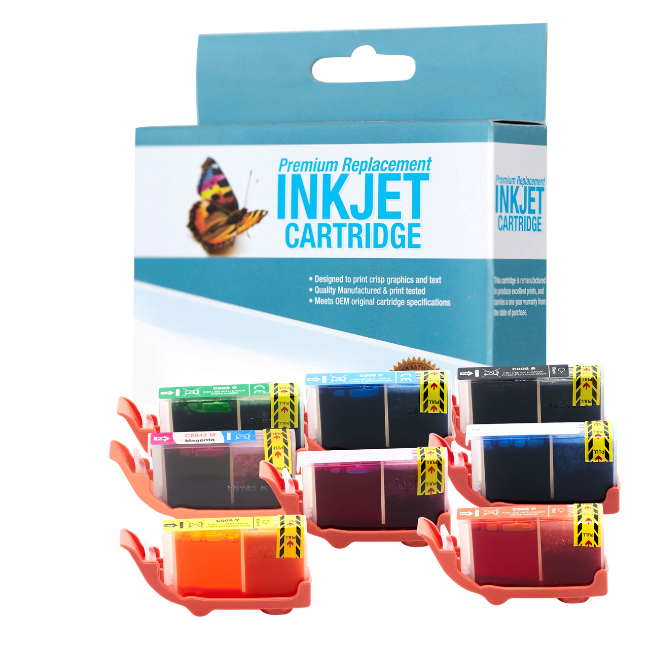 Compatible Canon CLI-8 Ink Cartridge (All Colors) by SuppliesOutlet