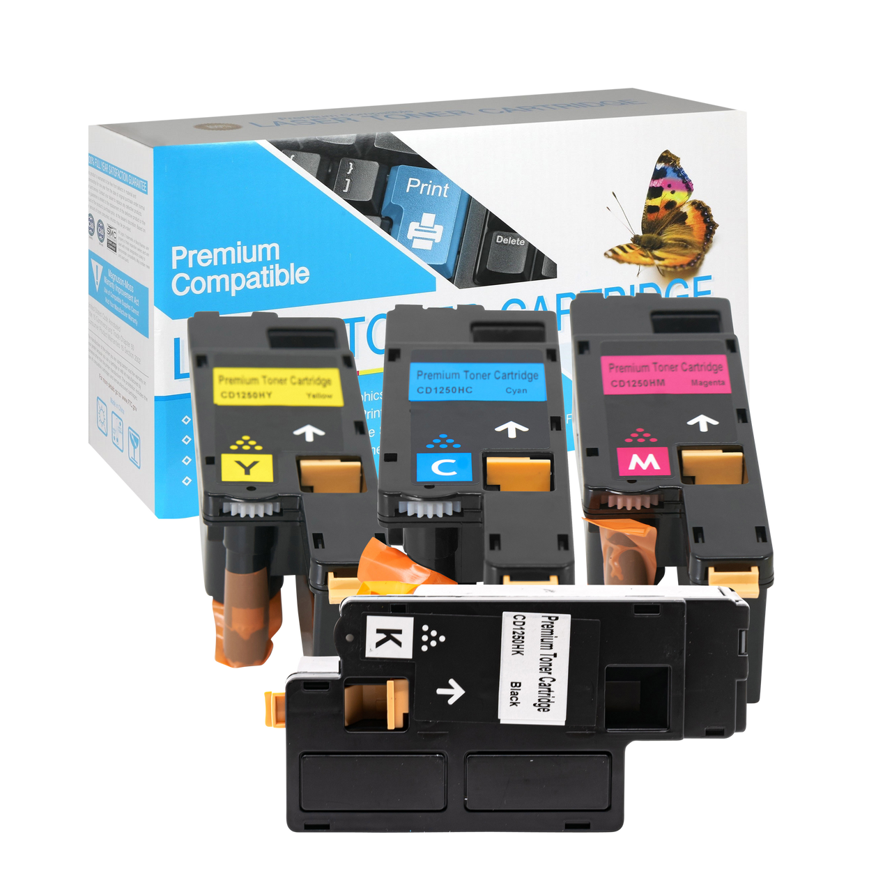 Compatible Dell 1250 Toner Cartridge (All Colors) by SuppliesOutlet