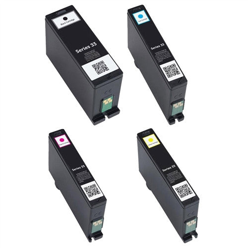 Compatible Dell V525W - V725W Ink Cartridge (All Colors, Extra High Yield) by SuppliesOutlet