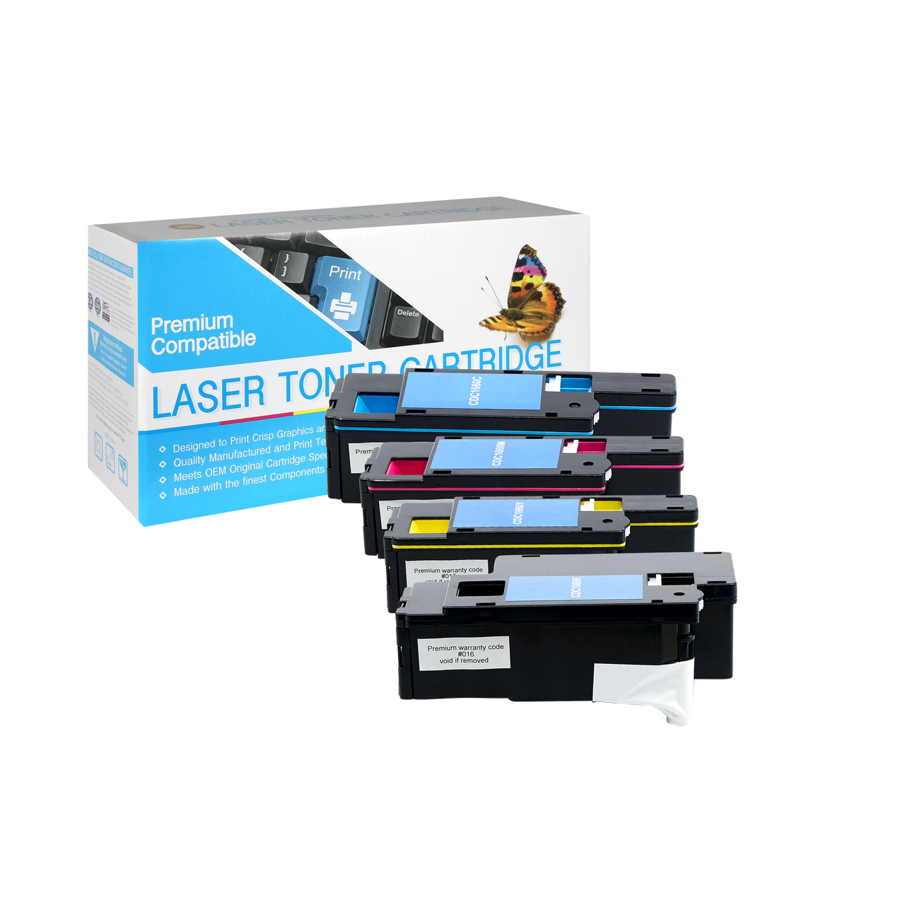 Compatible Dell C1660 Toner Cartridge (All Colors) by SuppliesOutlet