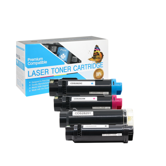 Compatible Dell S2825 Toner Cartridge (All Colors, High Yield) by SuppliesOutlet